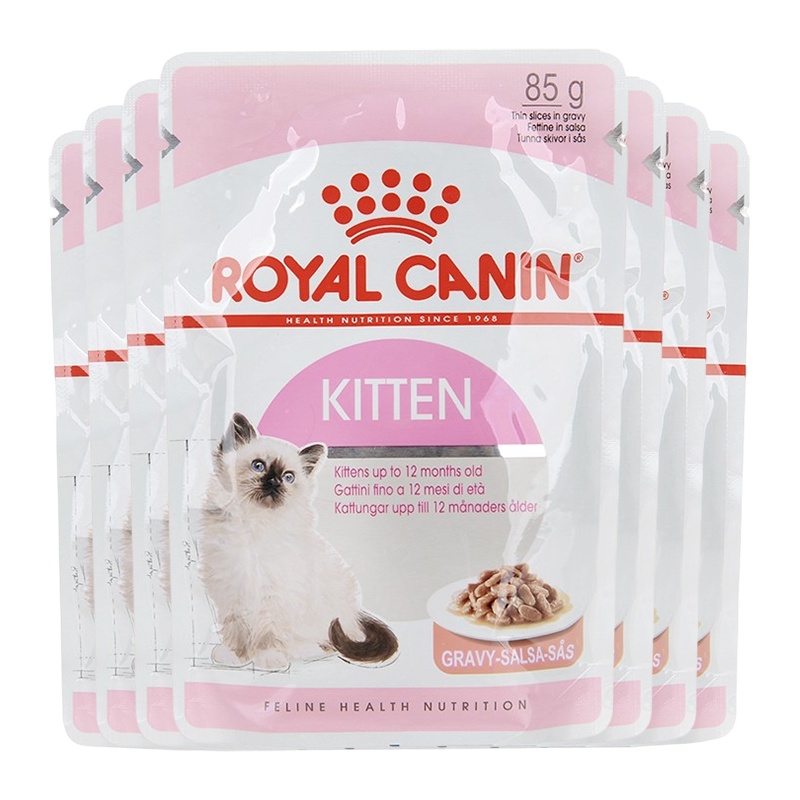 皇家幼年期全价猫粮湿粮(浓汤肉块)85g×7包