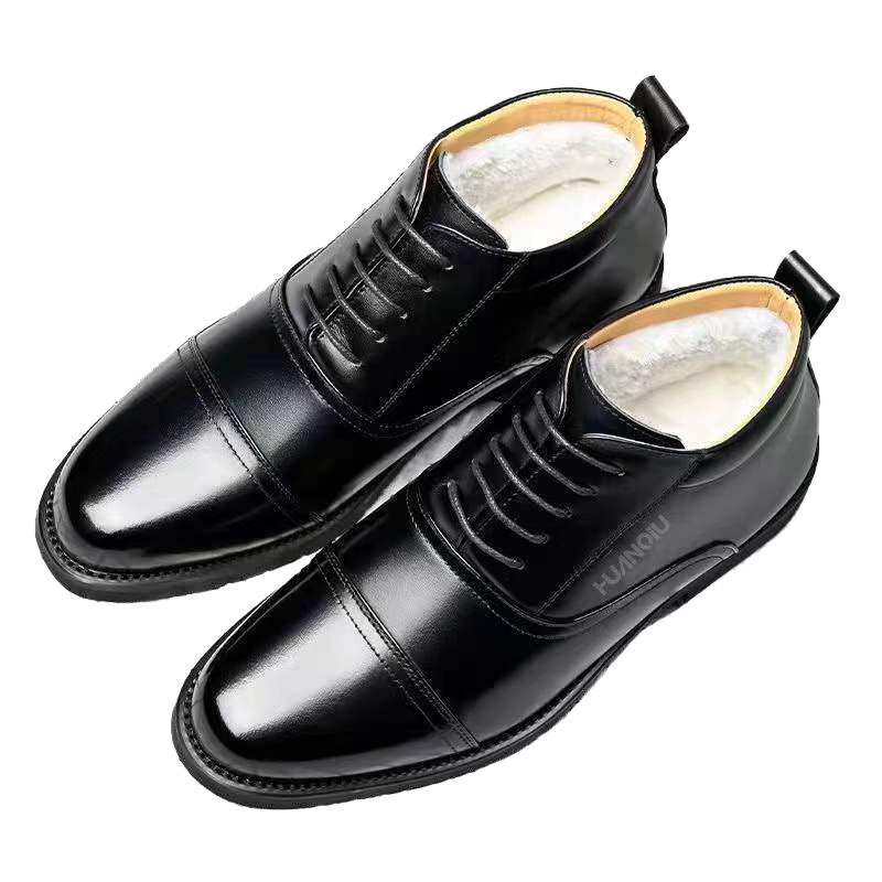 环球2021新款真皮牛皮商务正装男士真皮鞋内增高防滑耐磨皮鞋男