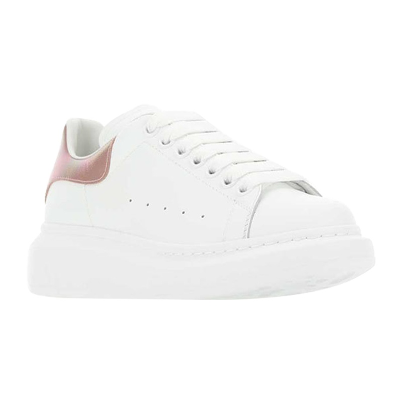 [正品保证]早春新款MCQ 麦昆小白鞋 亚历山大麦昆女鞋经典裸粉尾麂皮休闲运动鞋