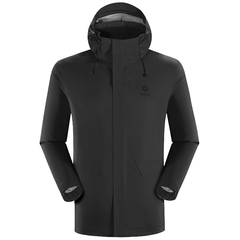 凯乐石户外运动男女防水透气旅行单件冲锋衣加长版