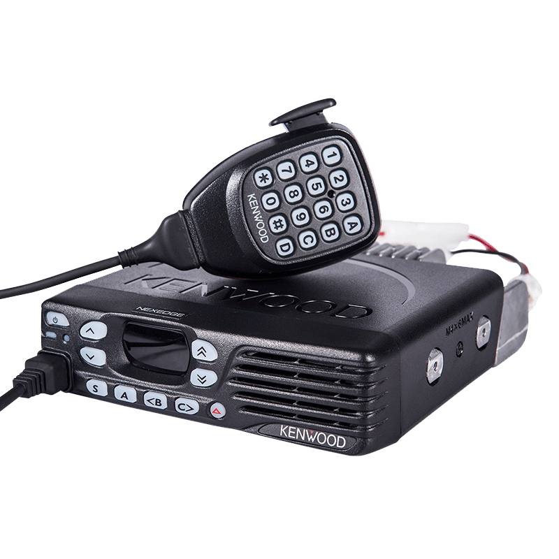 建伍(KENWOOD )TK-D840车载对讲机 车载电台 数模两用DMR制式大功率自驾游400M 黑色配天线电源