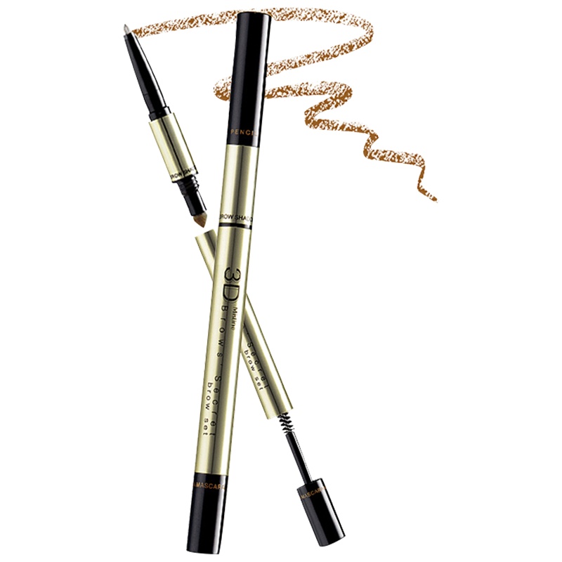 Mistine 蜜丝婷 三合一3D立体眉笔 2.45克/支 浅棕