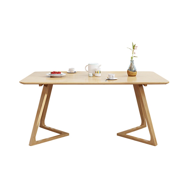 尔迈 餐桌椅 饭桌 美式复古咖啡厅奶茶店休闲餐台 实木餐桌1.4米单桌