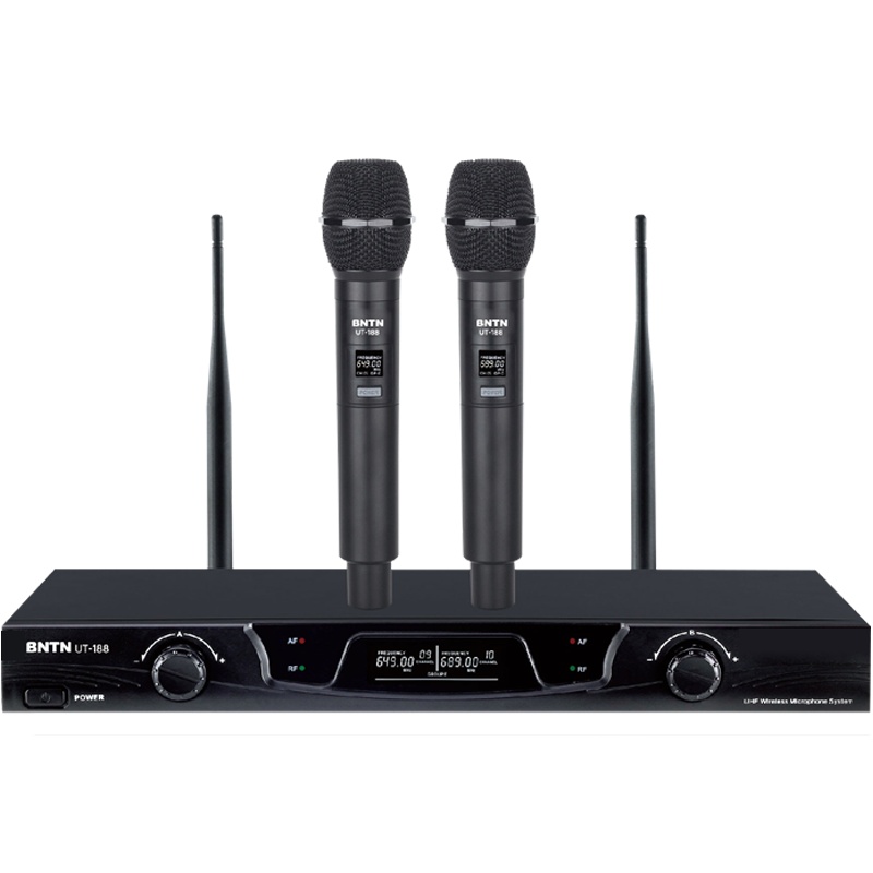 奔腾(BNTN)UT-188 套装家庭影院KTV演唱卡拉OK会议演讲专用无线话筒 U段无线麦克风一拖二专业话筒