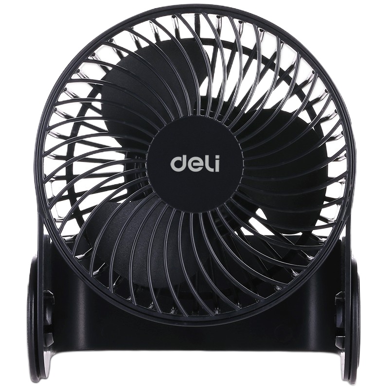 得力 usb迷你小风扇 3686 黑色 5寸两档