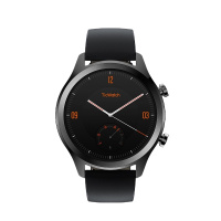 [TicWatch C2经典系列]北斗三星定位24小时心率NFC支付智能通知户外运动手表 苹果华为荣耀通用 逐空黑