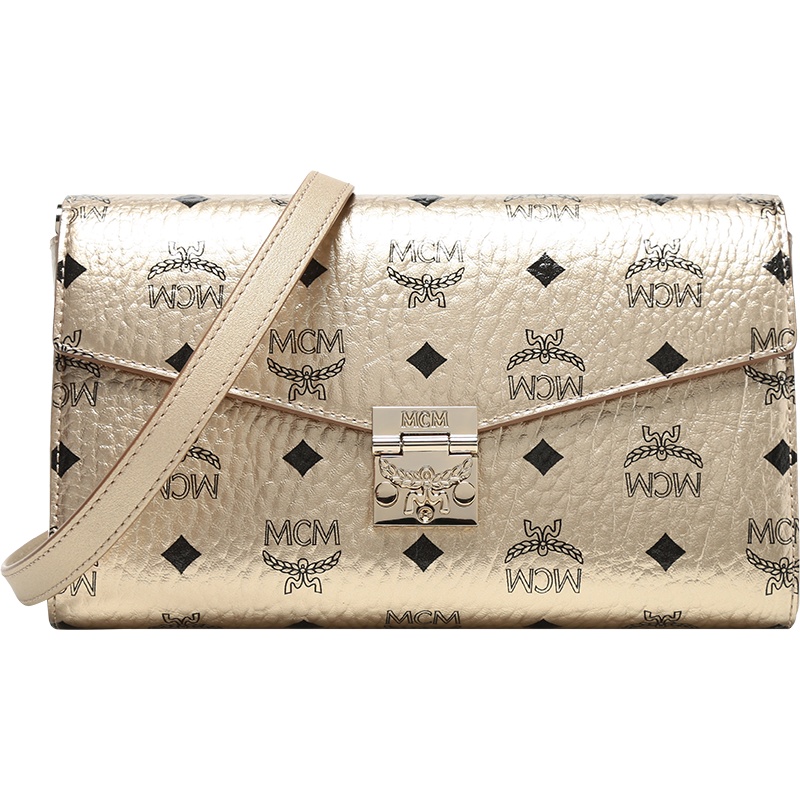 MCM 女士涂层帆布 单肩斜挎包手拿包 MWRAAME02