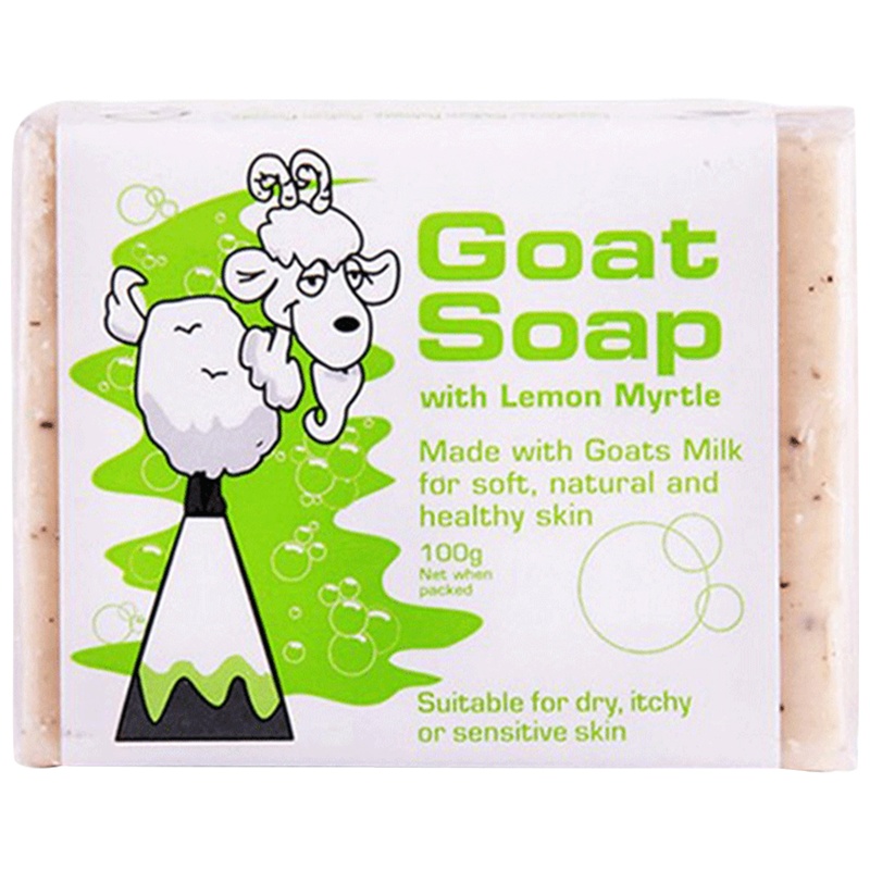 Goat Soap 山羊奶皂 柠檬味 控油祛痘 香皂 100g/块 清香净肤 深层清洁