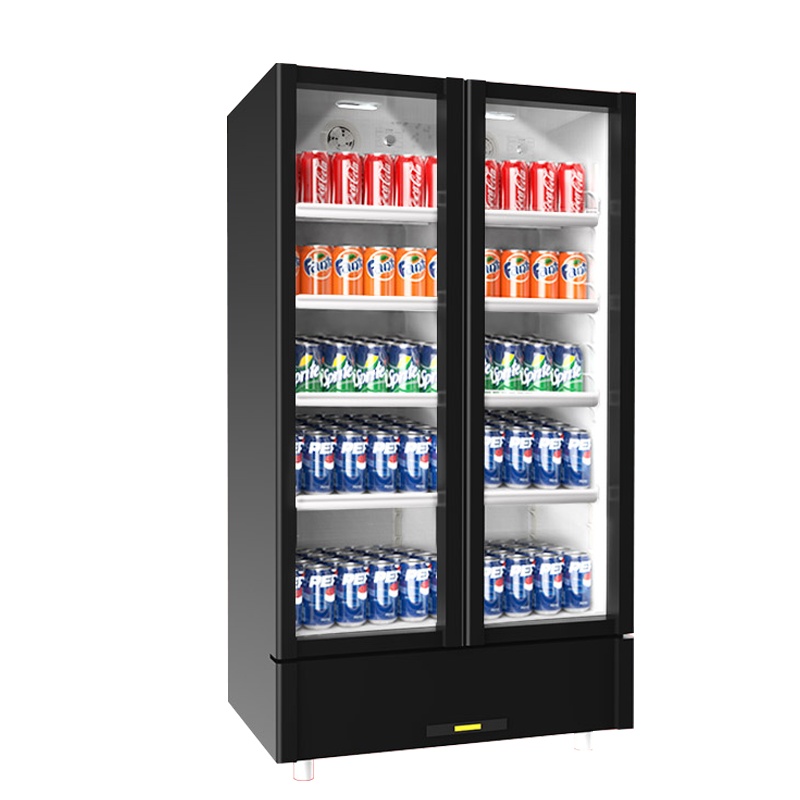 东贝展示柜商用HL-LC500NB白灯带冷藏保鲜啤酒柜酒吧冷藏柜双门饮料柜超市四门冰箱