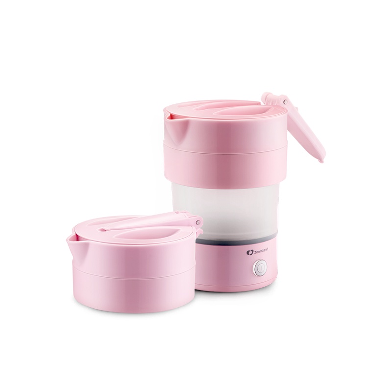 Zoomland/卓朗·折叠硅胶水壶·F-031ADP粉色
