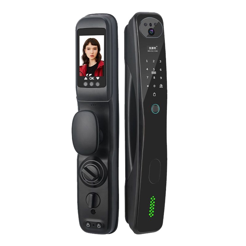 RESET智能门锁人脸识别密码锁指纹锁全自动智能密码锁远程解锁密码锁包上门安装