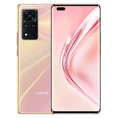 荣耀V40 8GB+128GB 蔷薇金 5G 视网膜级超感屏 5000万超感光影像 超级快充 全网通智能手机