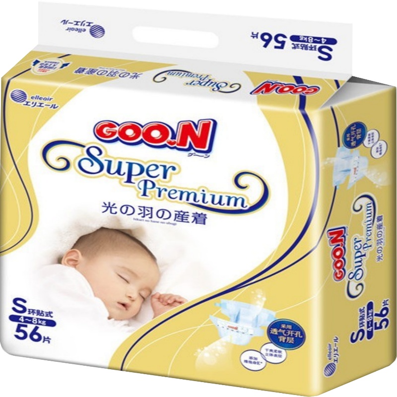 大王 (GOO.N) 光羽纸尿裤 XL28片 环贴式尿不湿