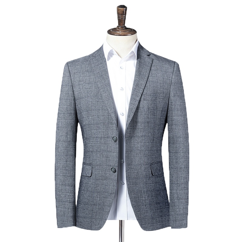 冰洁 春秋季西服男士商务上衣外套休闲西装男潮流