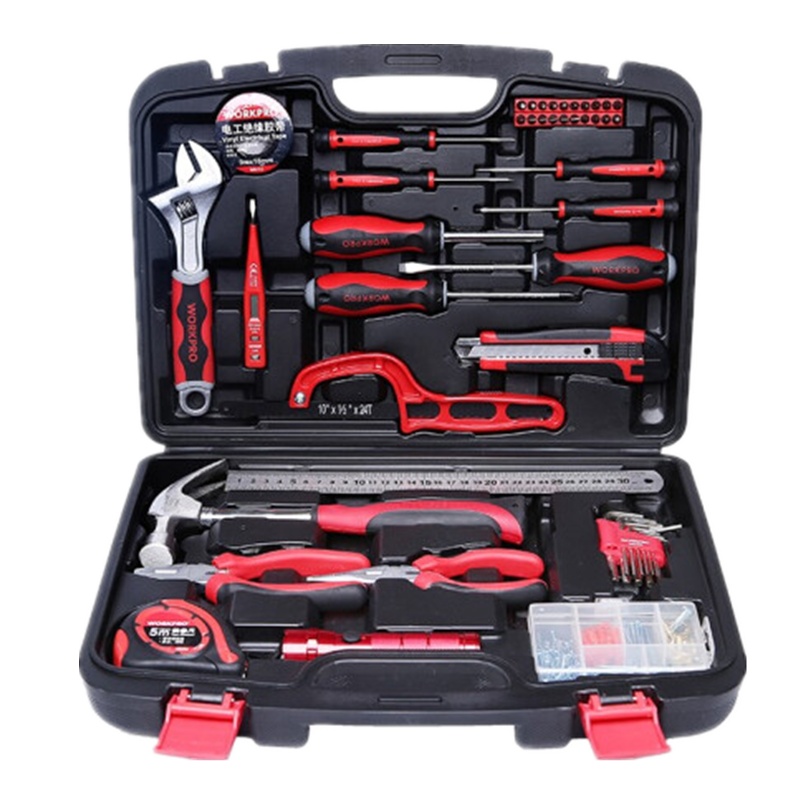 万克宝(WORKPRO) 工具箱套装 电工木工维修五金手动维修工具组套 50件套