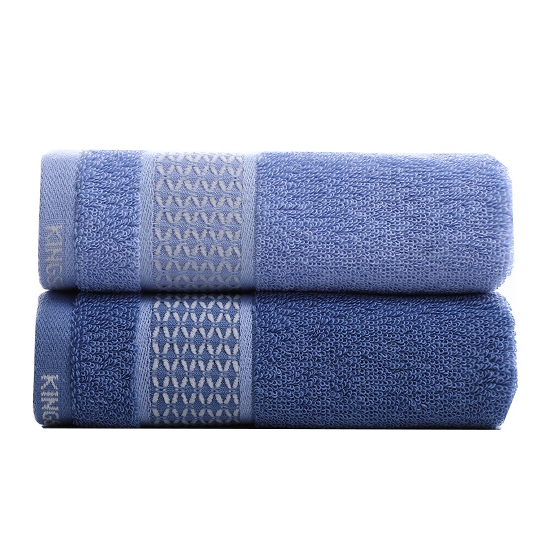 [2条装]金号纯棉毛巾成人男女情侣洗脸家用舒适柔软吸水不掉毛大毛巾面巾