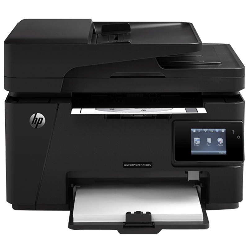 惠普(HP)M128fw黑白激光打印机 多功能一体机 无线打印复印扫描传真升级型号132fw