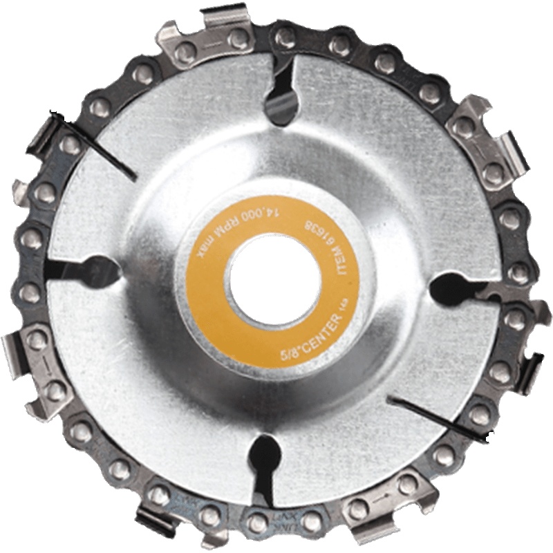 4寸角磨机链条锯片古达木工链盘刨子磨光机茶台雕刻刀打磨切割机开槽