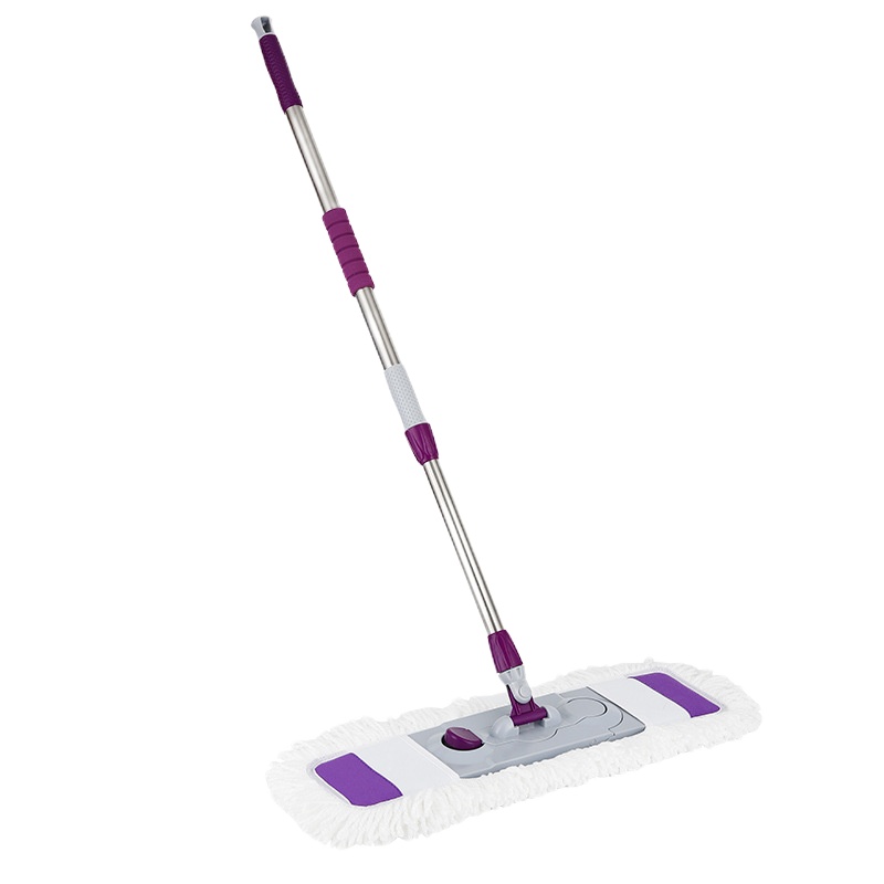 定制加大夹布拖把 可替换拖布平板拖 60cm （2块拖布）