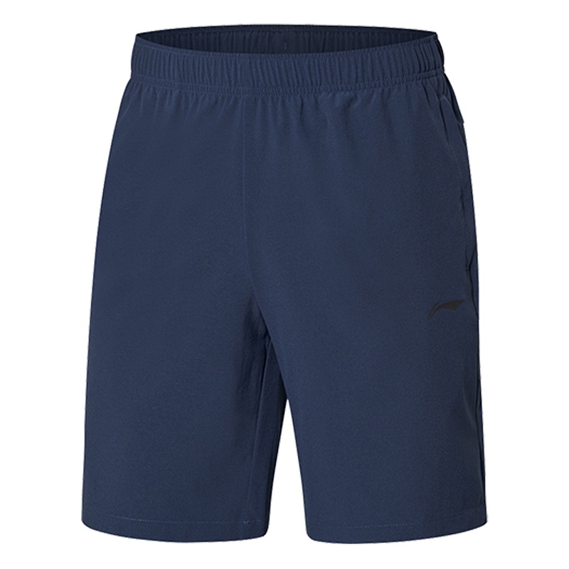 李宁 训练系列 男款运动裤AKSP043速干运动短裤