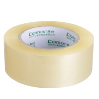齐心(COMIX) JP4520-6 高韧性封箱胶带 大卷宽胶布 45mm*200y 6卷/筒 单筒价格