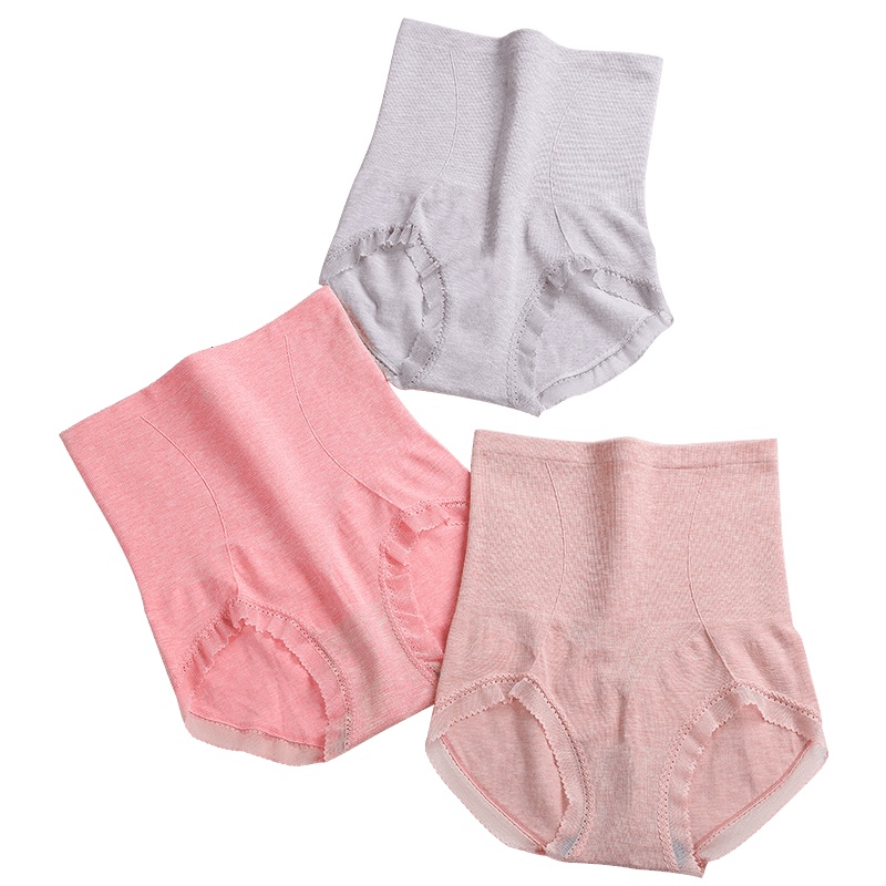 俞兆林夏季薄款塑身高腰收腹内裤女士提臀大码女三角裤