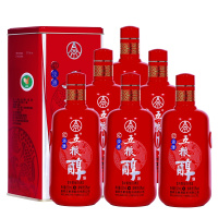 五粮液股份 五粮醇红淡雅 50度 500ml*6瓶整箱 浓香型白酒