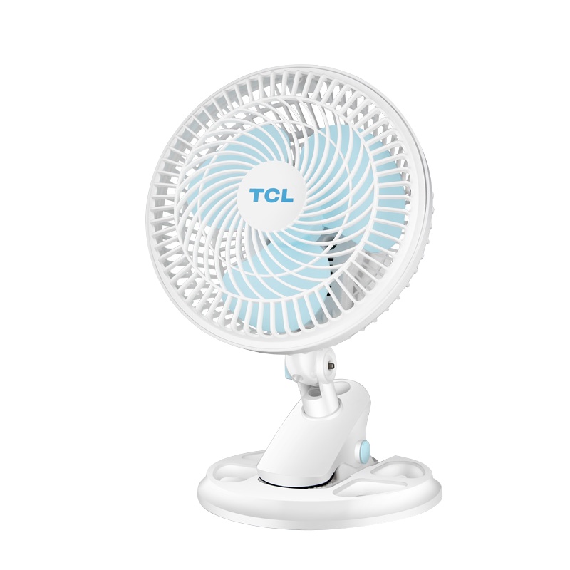 TCL风扇迷你床上桌面学生宿舍寝室台式夹扇办公室小电风扇带底盘两用款