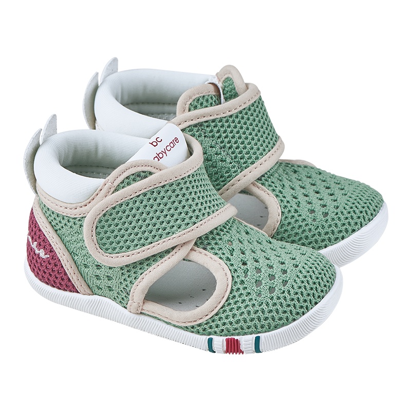 babycare婴幼儿学步凉鞋2020新款 男女宝宝舒适包头鞋 云雾绿 内长11cm(适合8-10个月)