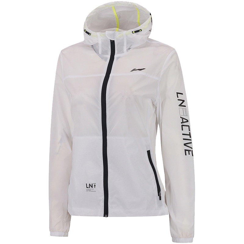 李宁女子轻薄款夏季运动风衣