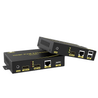 eKL HDMI KVM延长器 单网线100米200米高清视频转RJ45网络 带鼠标键盘口 KVM 延长器200米