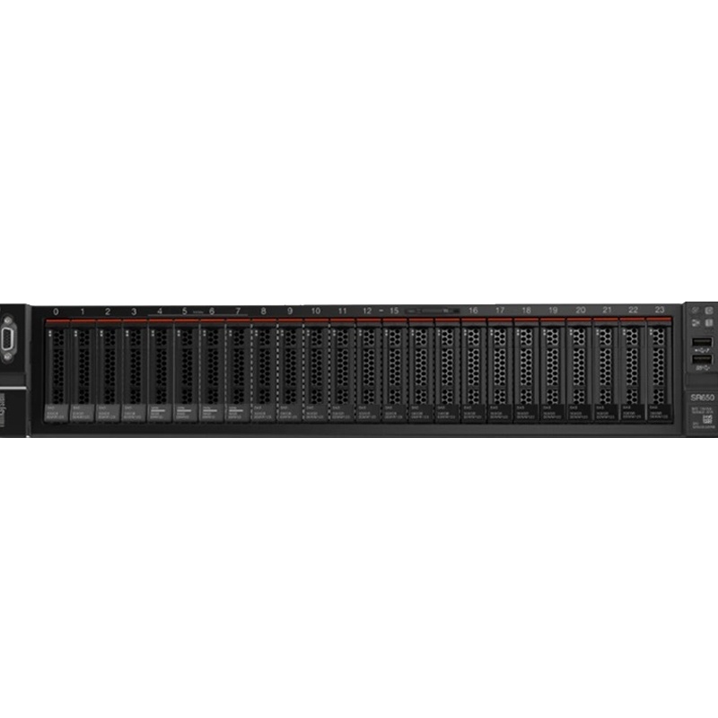 联想SR650机架式服务器5220*2/32G*4/2.4T*4/SAS/R730/2G/ RAID5/550双电 P
