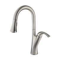 9124Moen摩恩冷热水龙头抽拉式水槽洗菜盆可旋转厨房龙头铜诺池进口