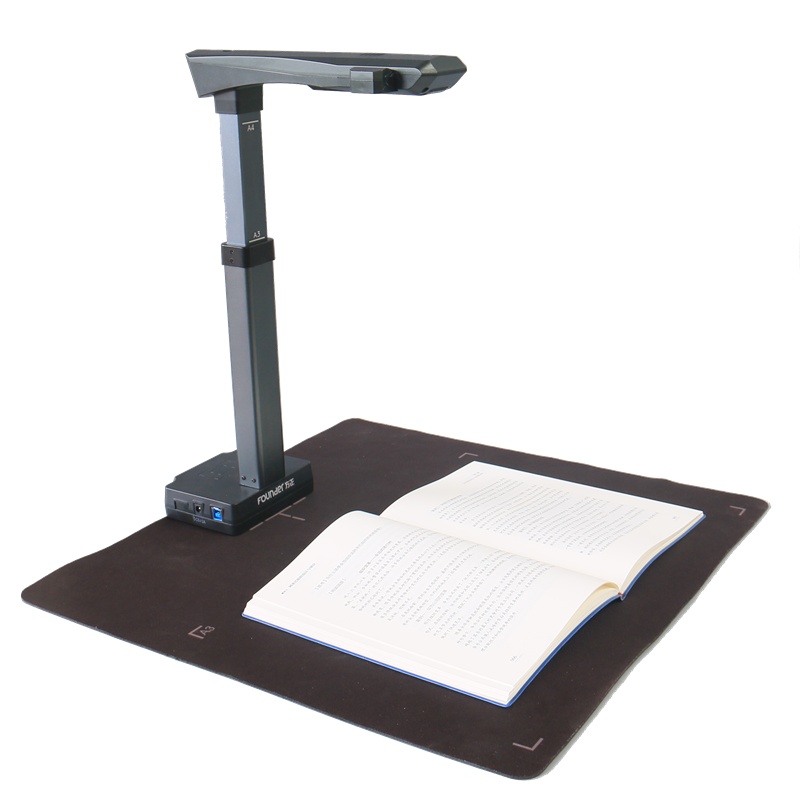 方正(Founder)Q1800高拍仪A3幅面1800万像素高清高速成册书籍文档免拆智能照片扫描仪