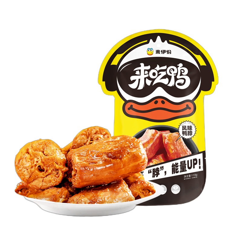 来伊份-来吃鸭风味鸭脖118g*4