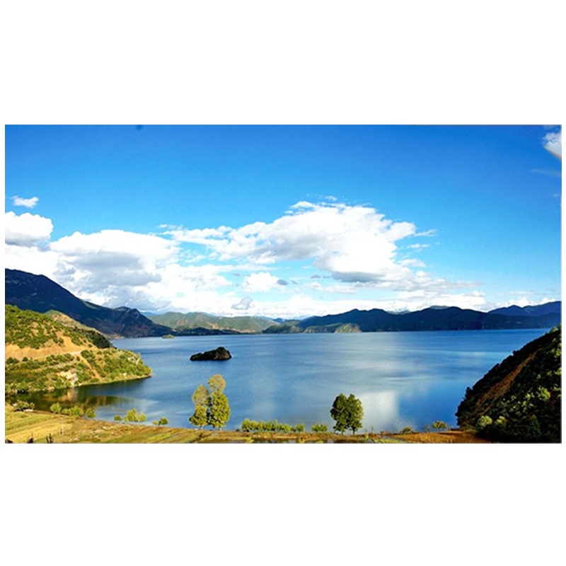 经科JK正背双投无边框画框幕投影机投影仪软幕幕布100寸4:3