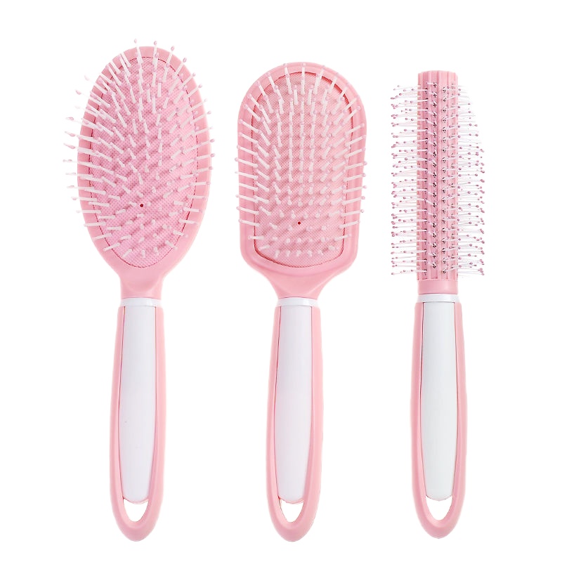 [气囊梳3件套]气囊按摩梳防静电卷发梳大号发气垫头皮梳子男士大排骨梳背头梳吹造型神器梳蓬松圆