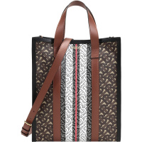 BURBERRY 博柏利 男女通用款 环保帆布手提单肩斜挎包托特包小号 80242941