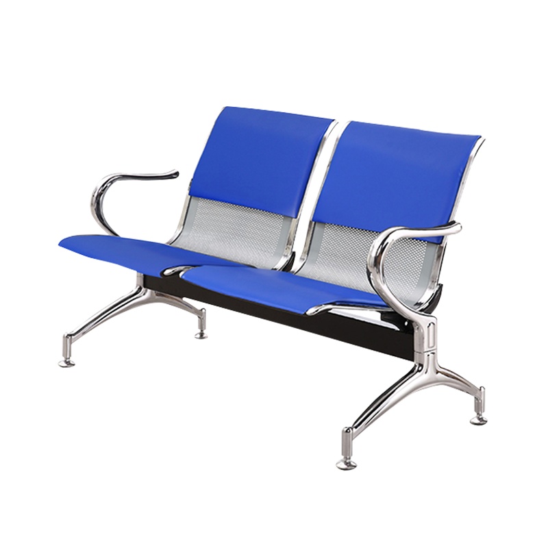 [理政]钢制连排椅 两人位连排椅 机场等候椅 连排候诊椅 公共休息椅 银行 医院等候椅