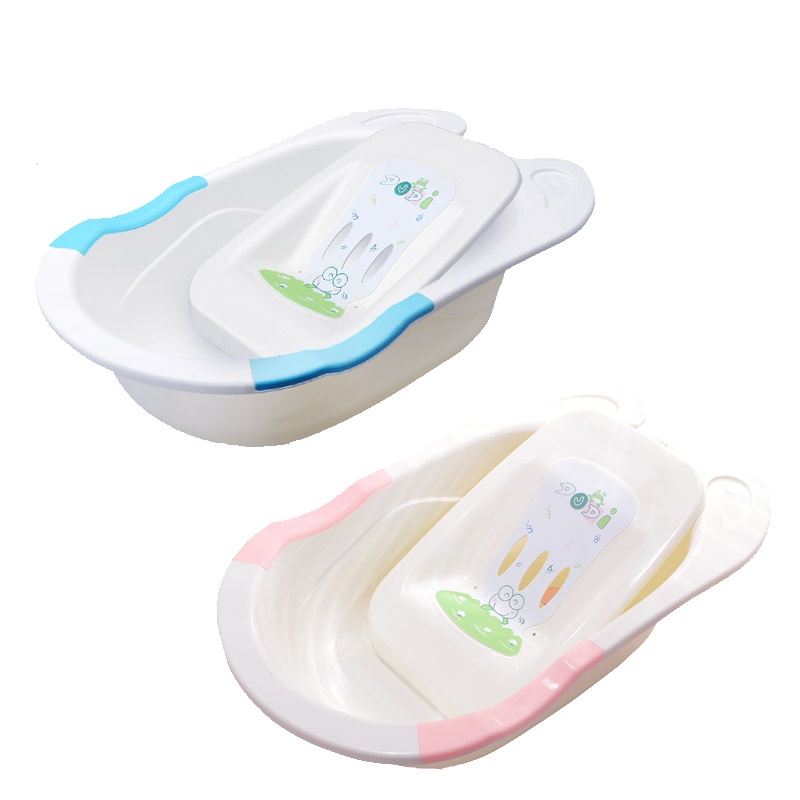 DuDi/青蛙嘟迪 儿童加厚躺板浴盆可躺可坐 颜色随机