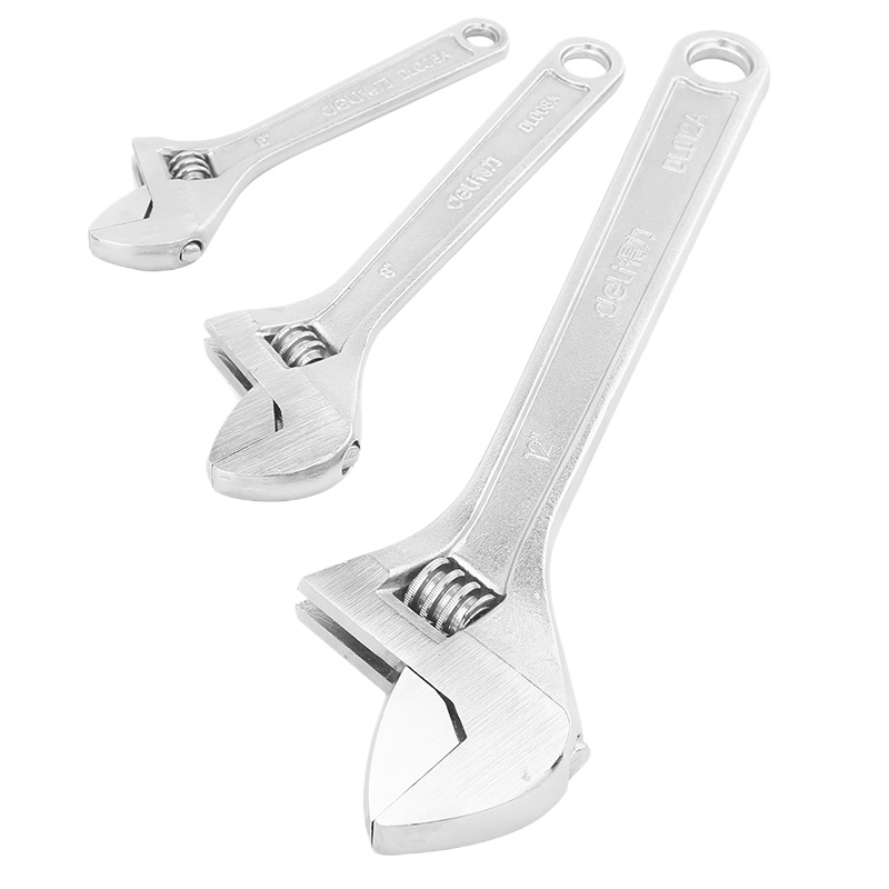 浩酷(HOCO)工具开口扳手多功能家用活络扳手活扳手 12"镀铬活扳手DL012A