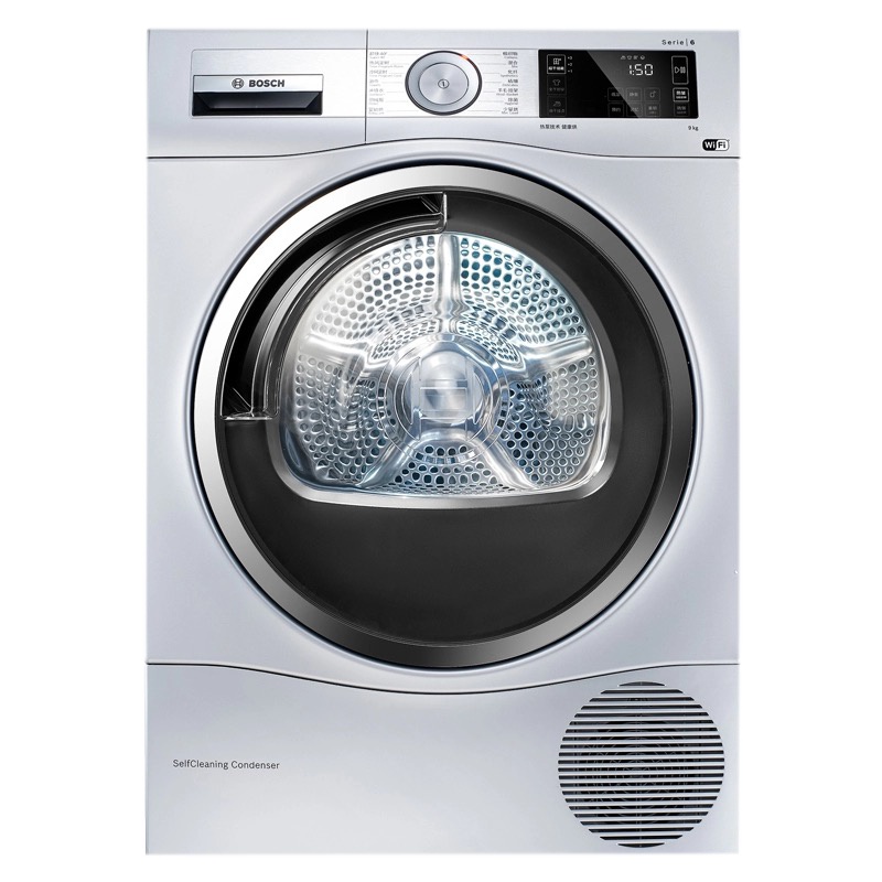 Bosch/博世 WTU876H80W 9公斤 进口 全自动 热泵 滚筒烘干机