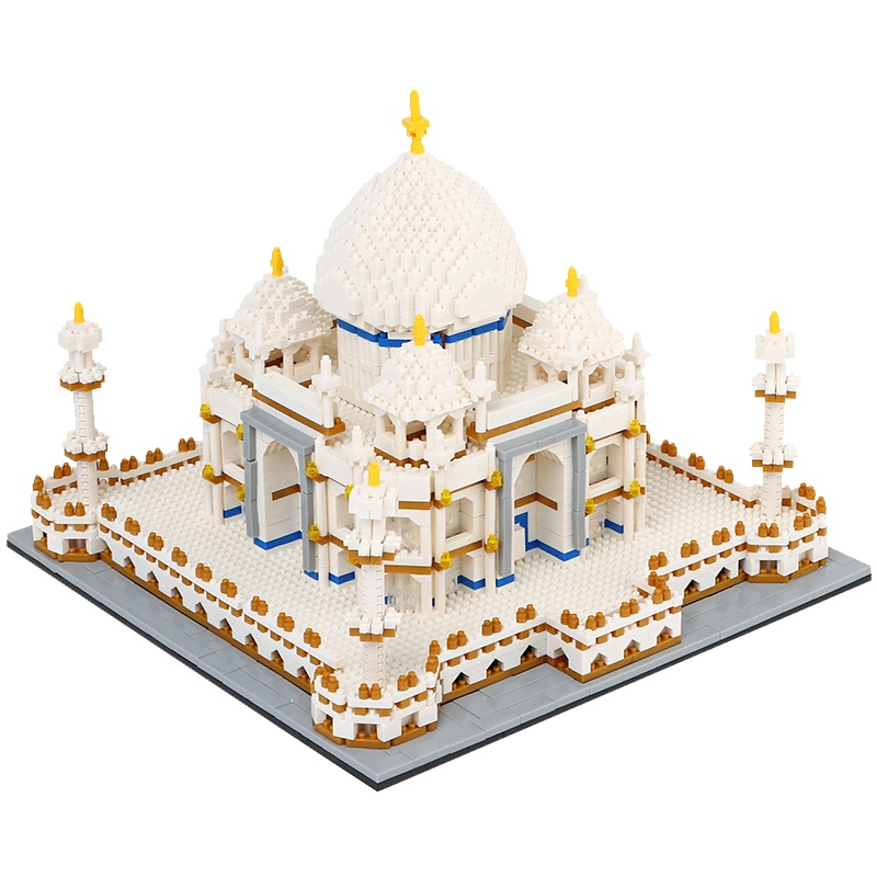 微小颗粒积木高难度拼装世界建筑模型成人立体拼图泰姬陵拼图1027
