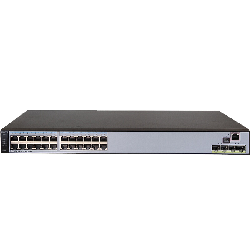华为 HUAWEI S5700-28P-PWR-LI-AC 企业级24口千兆POE交换机