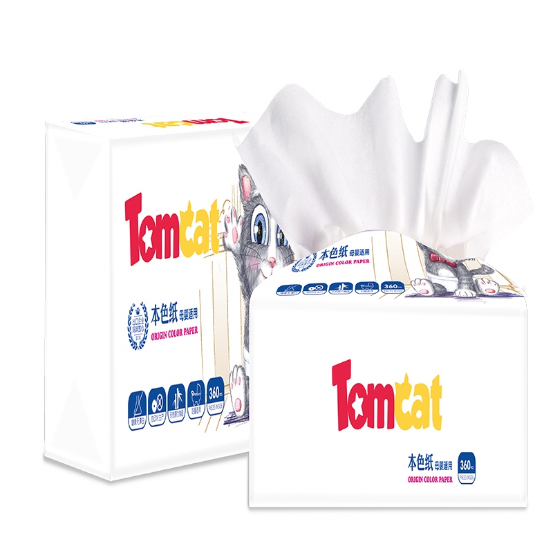 拉比小熊母婴本色抽纸升级版婴儿宝宝专用