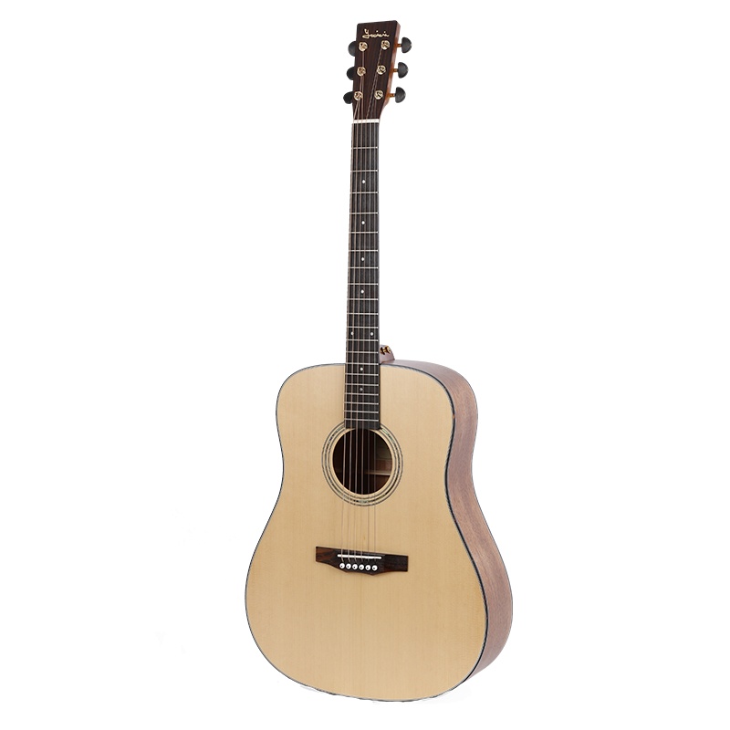 雅依利(yairi)D1900 民谣木吉他初学者入门进阶jita 雅伊利吉他圆角41英寸哑光原木色男生女生通用款