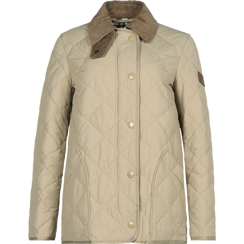 BURBERRY 博柏利 女款 锦纶菱形绗缝上衣棉服外套 80214681