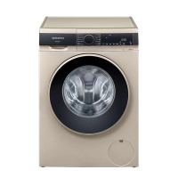 西门子10公斤 自动除渍变频滚筒全自动洗衣机 WB45UL030W 金色