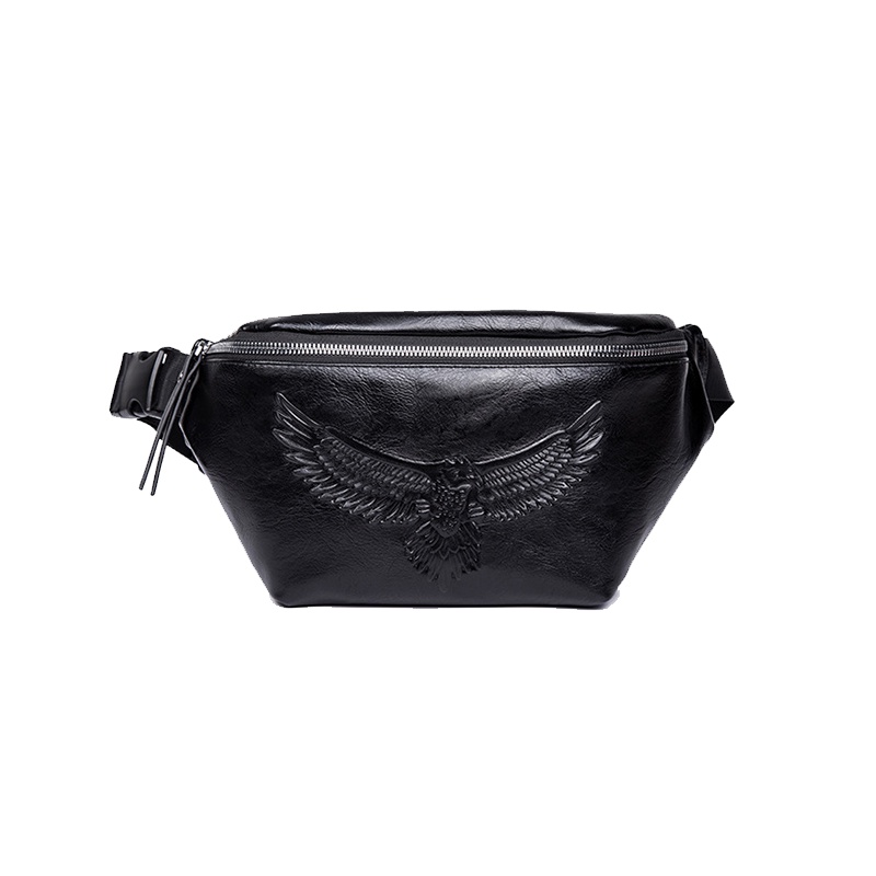 2019新款个性老鹰腰包多容量男包胸包男士胸包男式单肩包/斜挎包