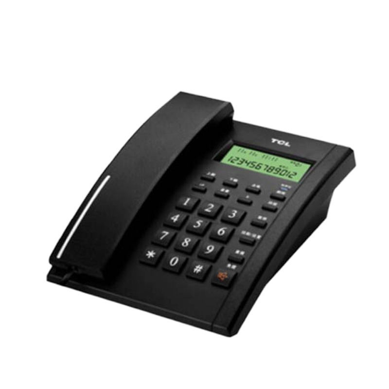 TCL TSD固定有绳电话座机 黑色 HCD868(79)